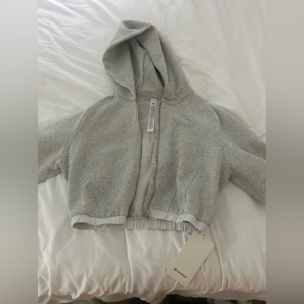 Lululemon Loungeful Relaxed Full-Zip Crop Hoodie